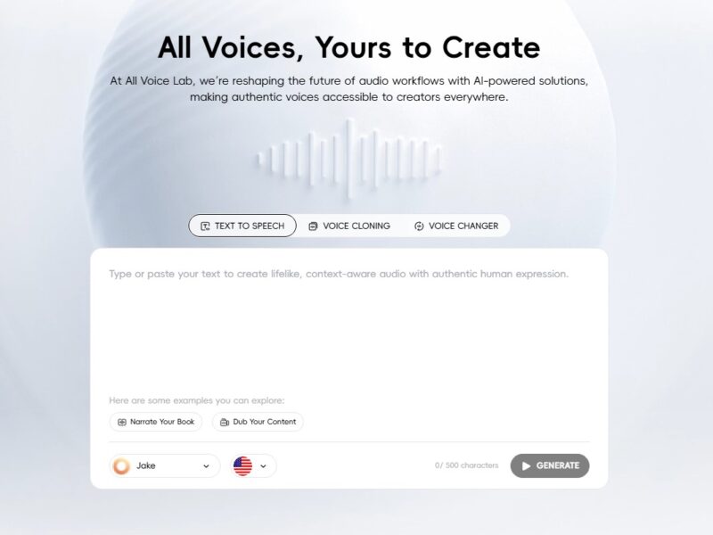 All Voice Lab
