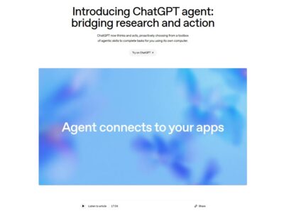 ChatGPT Agent