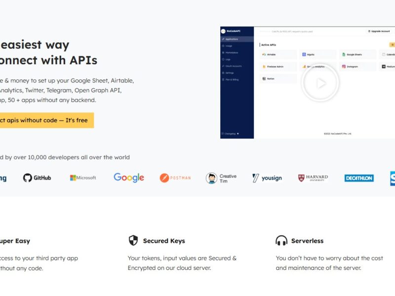 NoCodeAPI