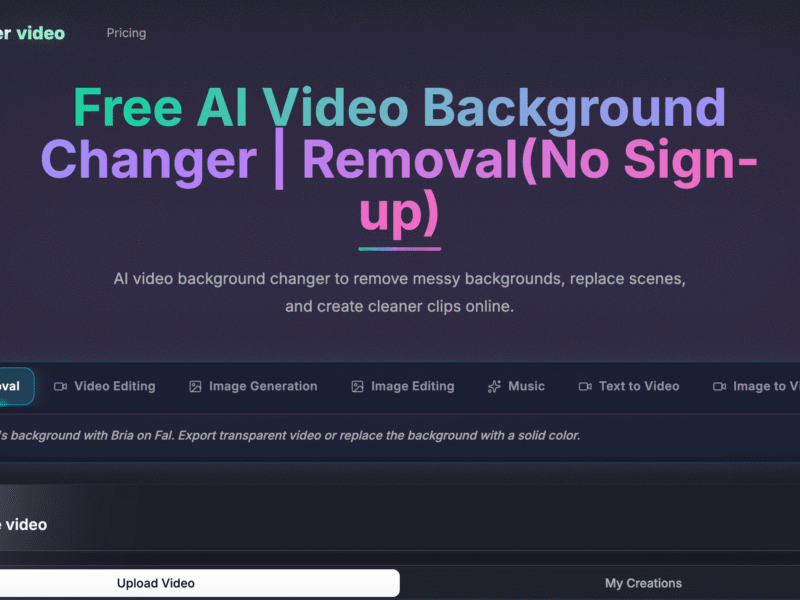 Video Background Changer