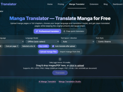 Manga Translator