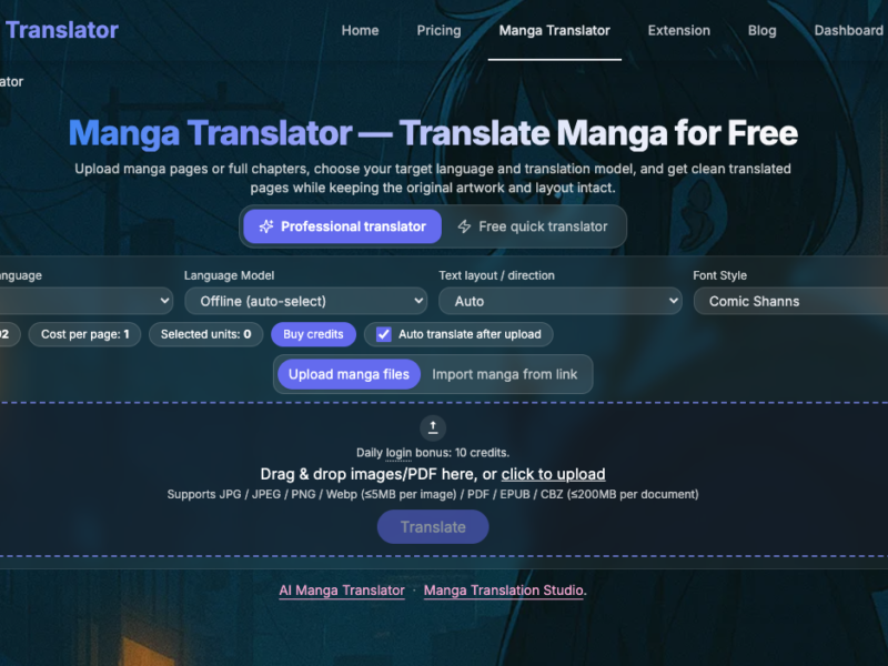 Manga Translator